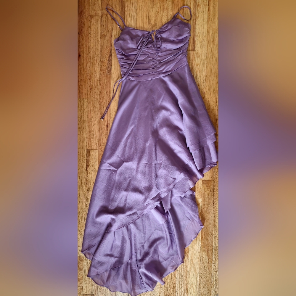 EllIATT Amethyst Asymetrical Delight Women's Dress Size SM
